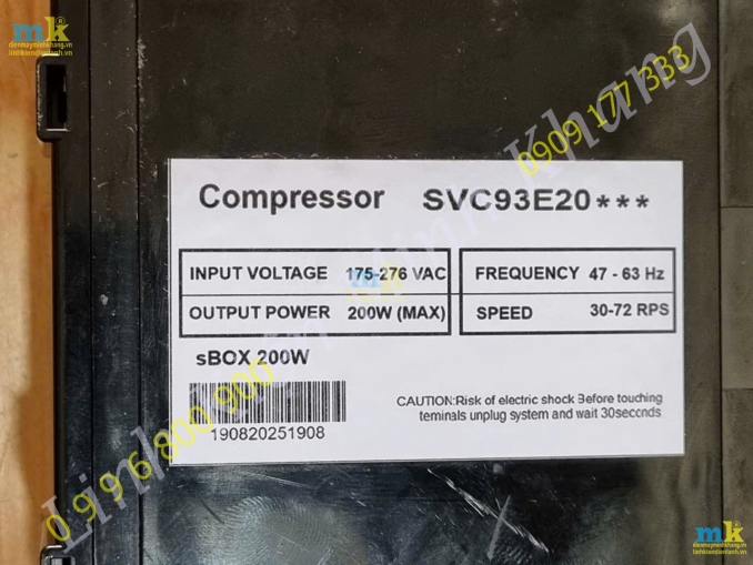 ( SP1804 ) Bo Tủ Đông Tủ Mát Chạy Block SVC93E20***